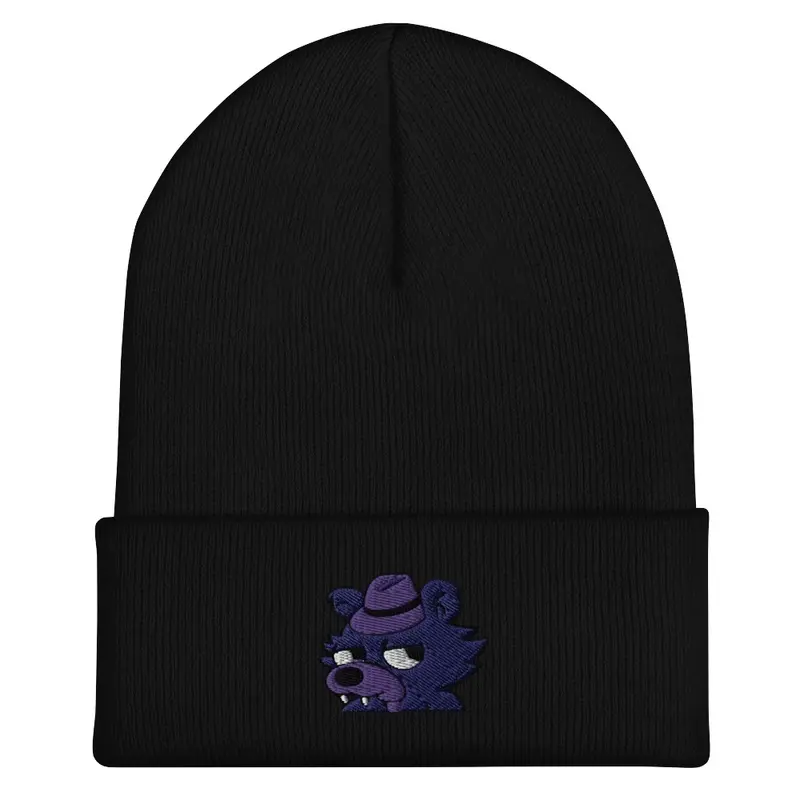 Purple Jerry Face Beanie